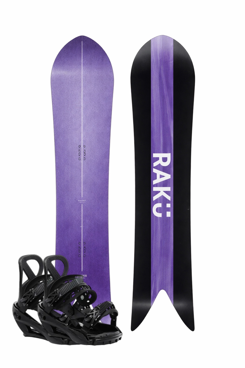 Сноуборд с креплениями RAKU Swallowtail Purple