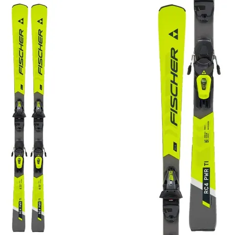 Горные лыжи Fischer RC4 Power TI 160 см с креплениями