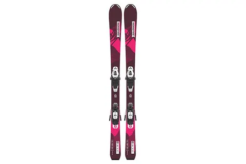 Юниорские лыжи Salomon QST Lux JR 140 см с креплениями