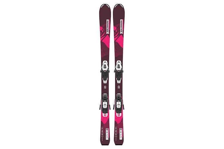 Юниорские лыжи Salomon QST Lux JR 140 см с креплениями